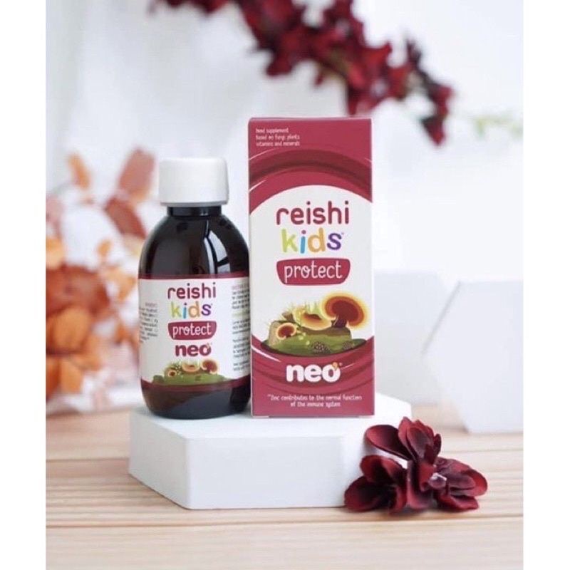 Combo 2 hộp Reishi Kids Protect Neo- Bổ sung vitamin, hỗ trợ tăng miễn dịch, tăng đề kháng hộp 150ml