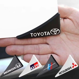 Bộ 4 Miếng Dán Cao Su Silicon Dày Bảo Vệ Góc Cửa Xe Hơi Toyota GR Honda Nissan Mazda Mitsubishi Suzuki BMW VW Hyundai KIA Daihatsu