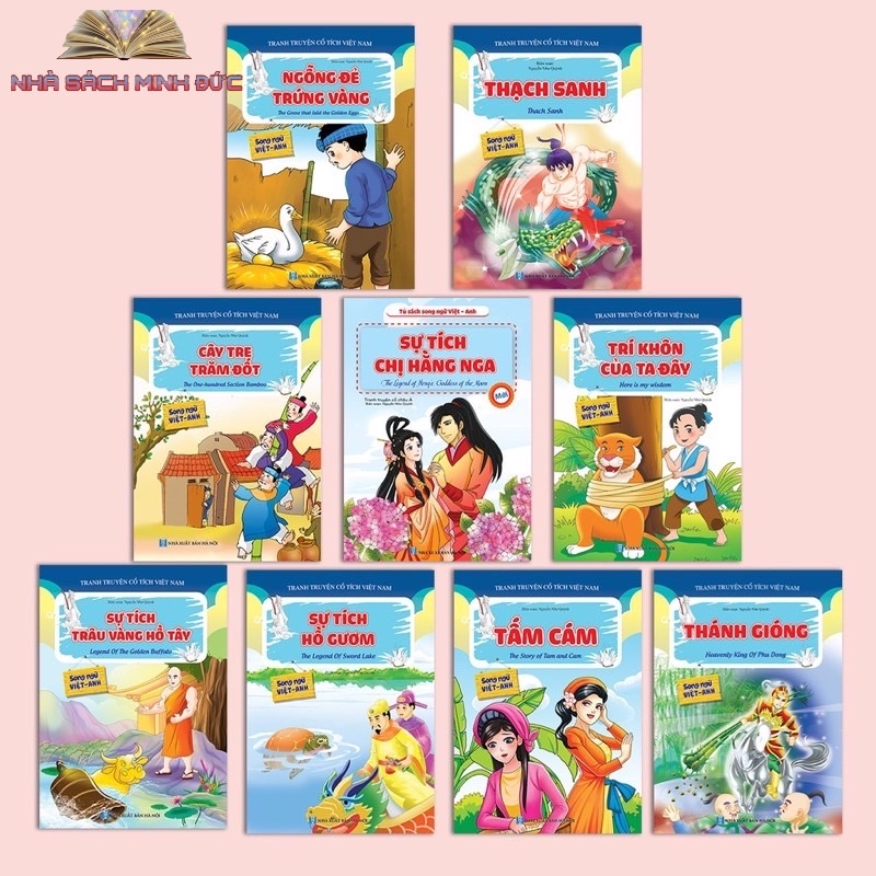 Ảnh Sách - Bộ 20 Cuốn Truyện Cổ Tích - Truyện Kể Mầm Non - Ngụ Ngôn Aesop - Thần Thoại Hy Lạp - Song Ngữ Anh Việt 4