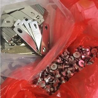 Phụ kiện lắp pin 46160: khung nhựa, cầu nối đồng, vít bắt cực pin