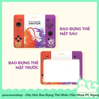 [Sẵn VN - Hỏa Tốc] Dây Móc Bao Đựng Thẻ Nhân Viên Nhựa PC Ngang Phong Cách Game Editon Collectible