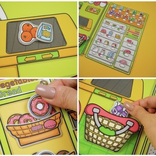 Đồ chơi Siêu thị búp bê giấy - Grocery shop
