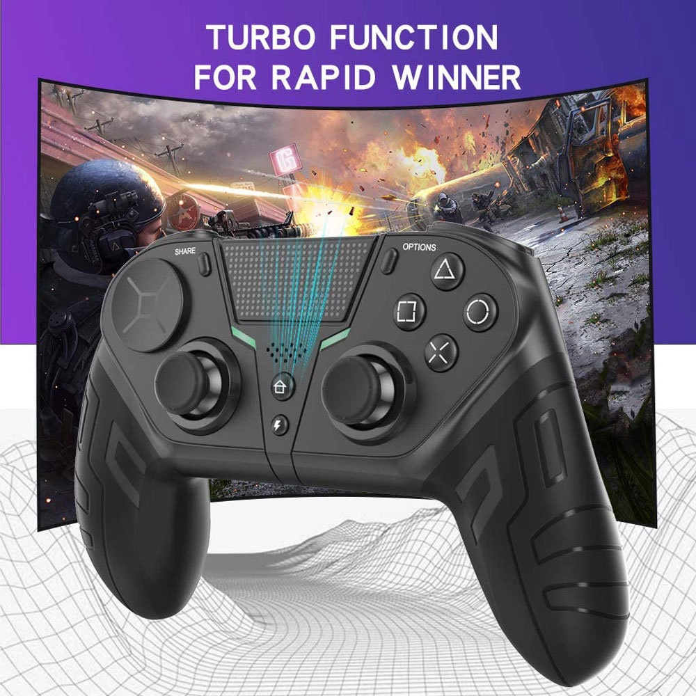 Phiên bản mới nhất Tay cầm chơi Game không dây cho bộ điều khiển PS4 Elite / Slim / Pro Dualshock 4 có nút sau lập trình Turbo