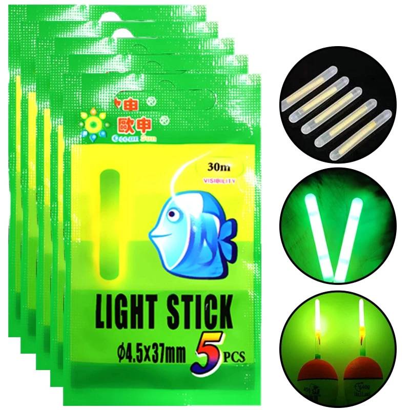Set 5 Phao Câu Cá Phát Sáng Trong Tối Tiện Dụng