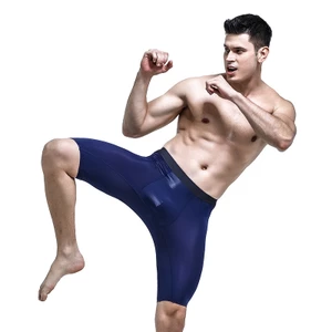 Quần Boxer Lụa Lạnh Dáng Rộng Nhanh Khô Thoải Mái Cho Nam B301
