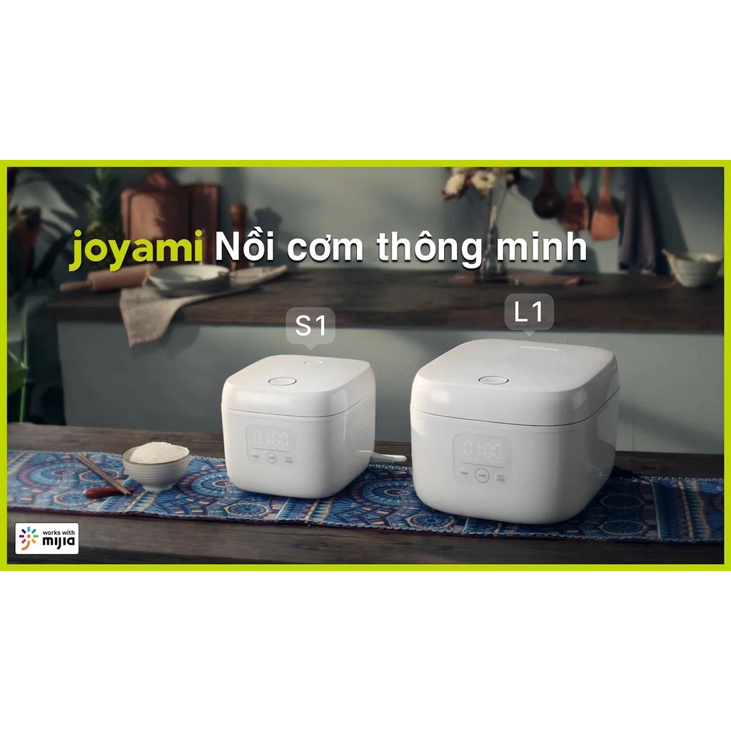 Nồi cơm điện mini Xiaomi 1.6L DFB201CM/Xiaomi Joyami quốc tế 0.8L ...
