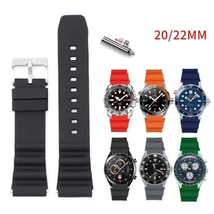 Dây Silicone Thay Thế Cho ĐồNg Hồ Seiko 20mm 22mm