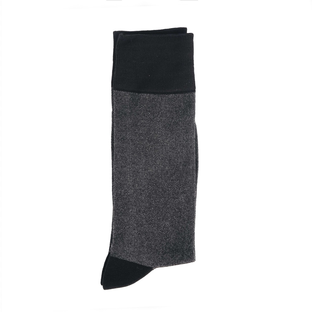 Ảnh Tất Cổ Cao Mang Giày Tây, Màu Đen - CLASSIC TRIO  - Cotton Co Giãn Thấm Hút Tốt - Thương Hiệu Be Classy 3