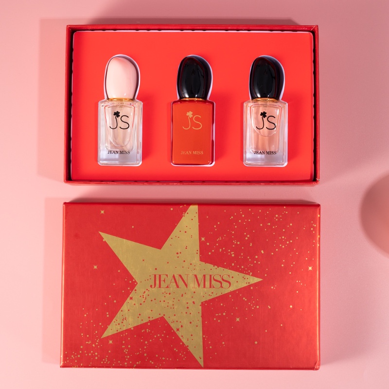 Bộ quà tặng nước Hoa Nữ, Nước Hoa Jean Miss Lifetime Love 3x30ml Thanh lịch, Quyến rũ và Ngọt ngào - Chính hãng