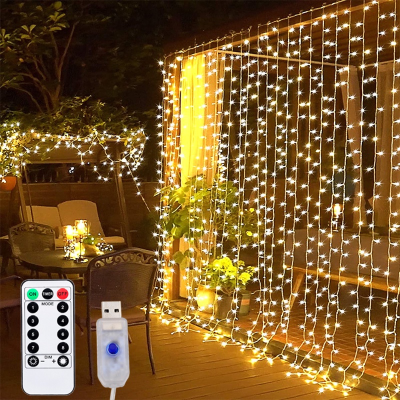Dây Đèn Led Trang Trí Rèm Cửa Mới 2023 | Shopee Việt Nam