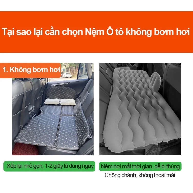 Đệm Giường Du Lịch, đệm ghế sau, nệm ghế dạng treo Lắp Trên Ô Tô, Xe Hơi