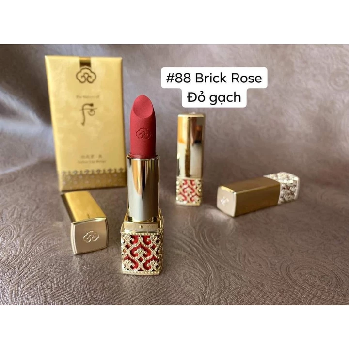 Son Whoo Cao Cấp Hoàng Cung (lâu trôi, mềm mịn) WHOO LIPTICK VELVET LIP ROUGE