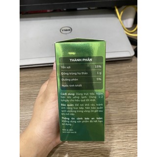 Yến Chưng Đông Trùng Hạ thảo Nguyên Chất 100% Lọ 150ml
