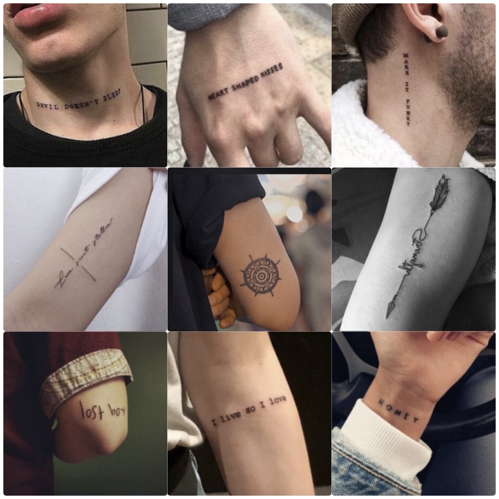 【SIYA Magic Tattoo】Hình xăm dán tạm thời 6cm x 10cm chống thấm nước kéo dài 10~15 ngày