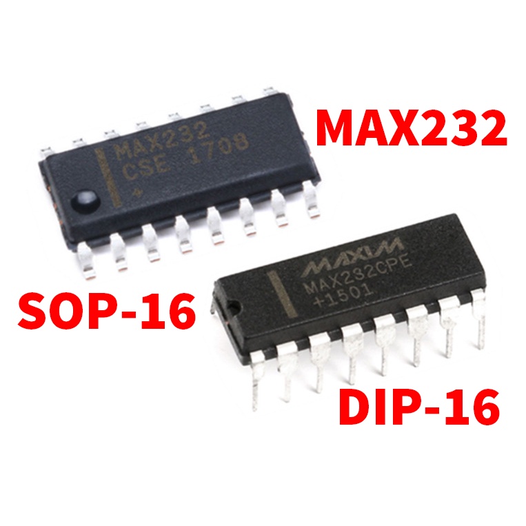 IC MAX232 SOP-16 / DIP-8 - Chuyển Đổi Giao Tiếp RS232 | Shopee Việt Nam