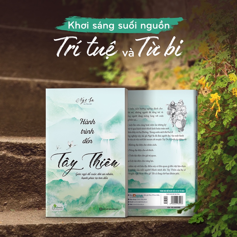 Sách Bizbooks - Hành trình đến Tây Thiên - Giác ngộ để cuộc đời an nhiên, hạnh phúc tự tìm đến