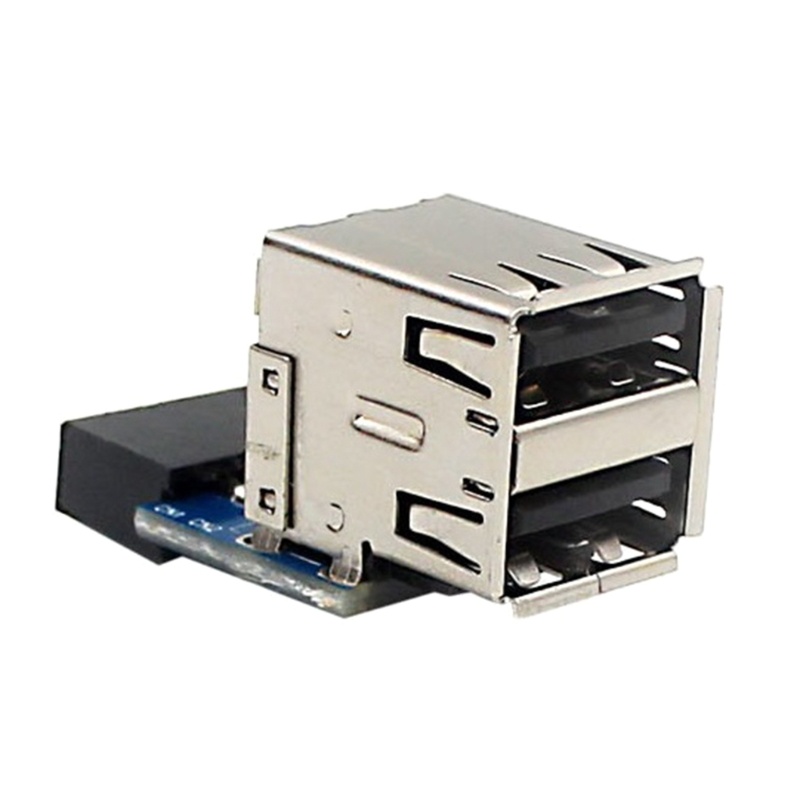 SUIT USB Nội Bộ Bo Mạch Chủ Đầu 9 Chân Sang Dual USB 2 0 Nữ Kết Nối PH29A