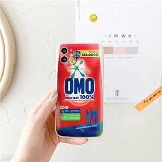 Ốp iphone - Ốp lưng iphone cạnh vuông bảo vệ camera túi bột giặt vỏ kẹo nền bóng dành cho ip 6 đến 16promax - ng441