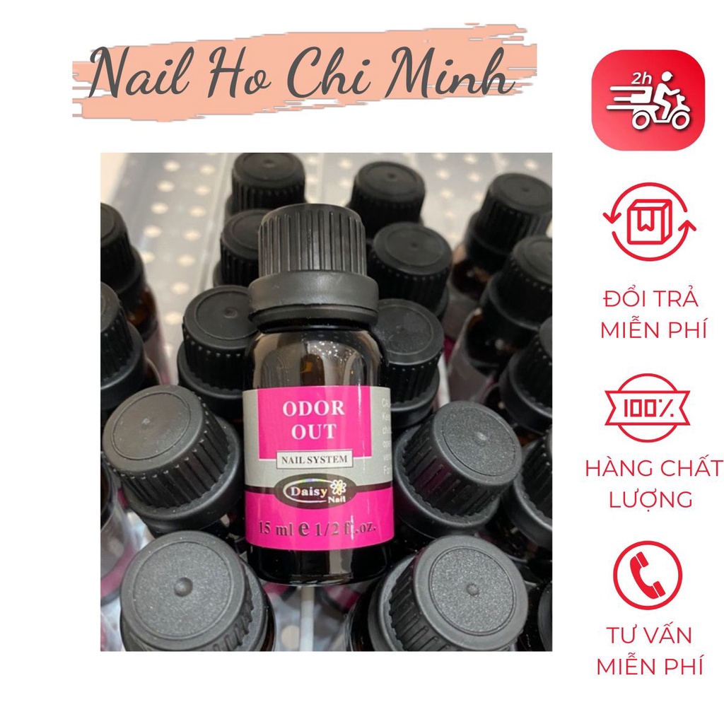 Chai Khử Mùi Lưu Huỳnh Odor Out - Dung dịch khử mùi ngành Nail chuyên dụng