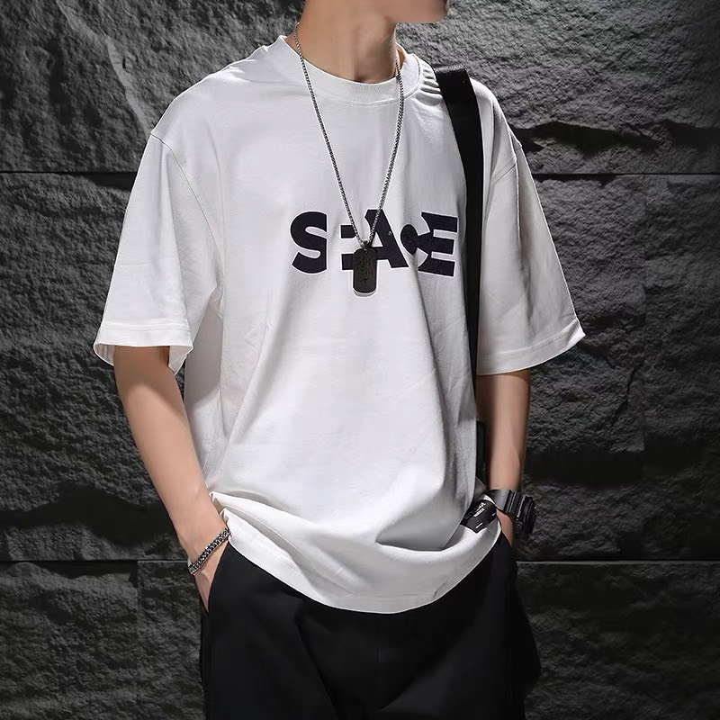 Áo thun Stee SPACE in White CVC - Giá sỉ Unisex