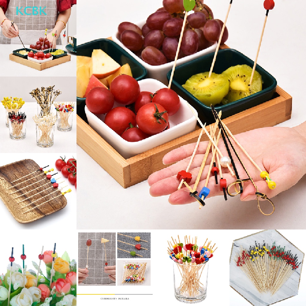Set 100 Nĩa Tre Ăn Trái Cây / Tráng Miệng Đa Năng Tiện Dụng