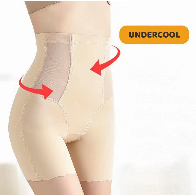Quần Đùi Gen Bụng UNDERCOOL Tàng Hình Chất Su Có Thanh Chống Cuộn QGB03