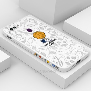 ốp lưng oppo a5s a12 a7 f9 Ốp Điện Thoại Silicone TPU Mềm Họa Tiết Phi Hành Gia Có Dây Đeo Cho oppo a5s a12 a7 f9