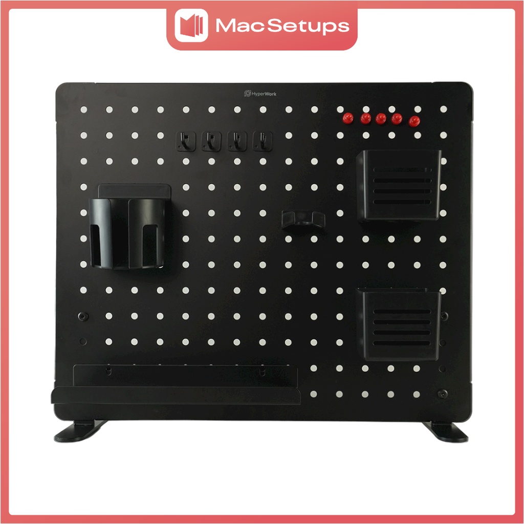 Bảng treo đồ Pegboard HyperWork PG02 tiện lợi mang lại tính thẩm mỹ