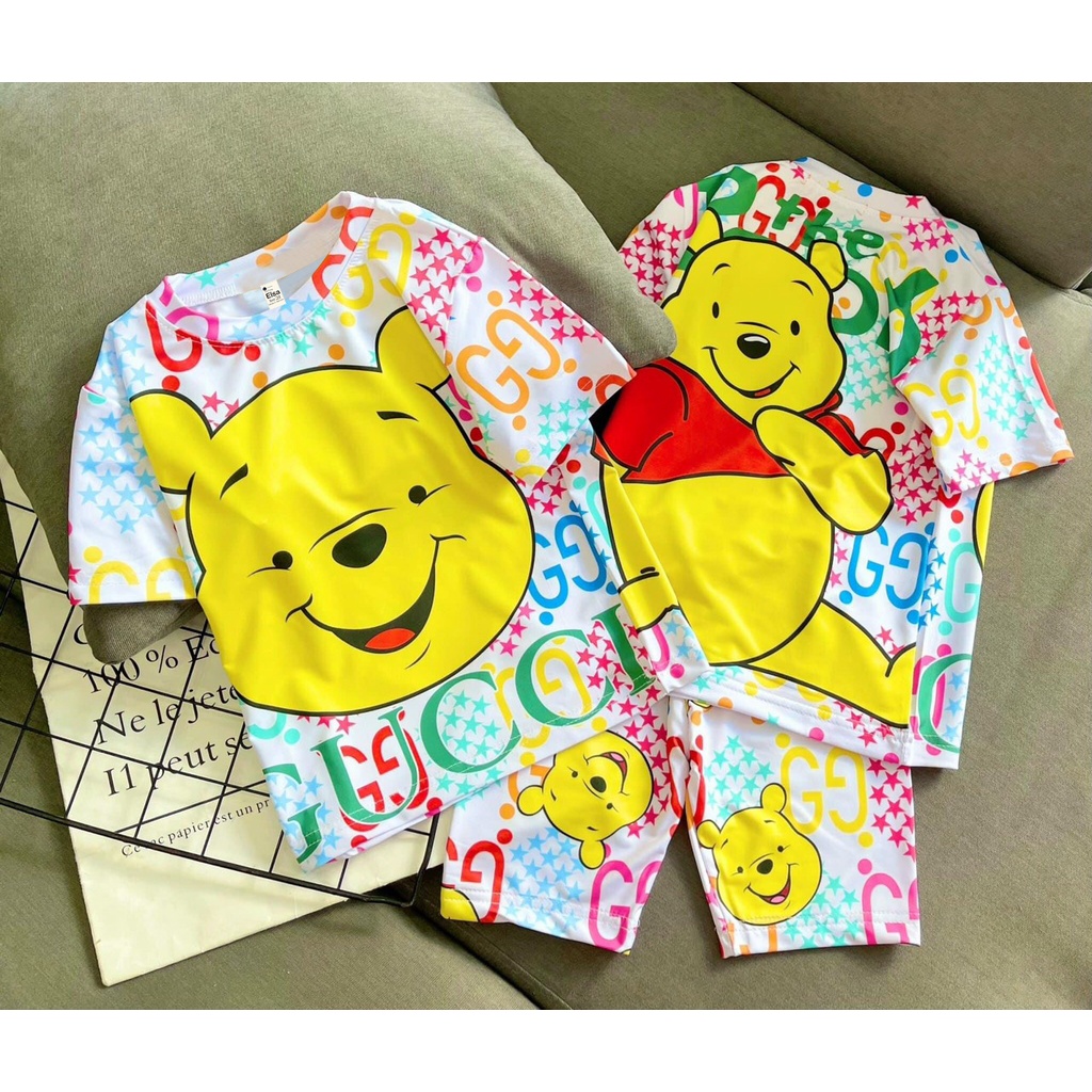 [8-40Kg] Bộ đồ bé gái quần Lửng in hình 3D HOT TREND chất vải mềm mịn thoáng mát được các bé yêu thích BGL32