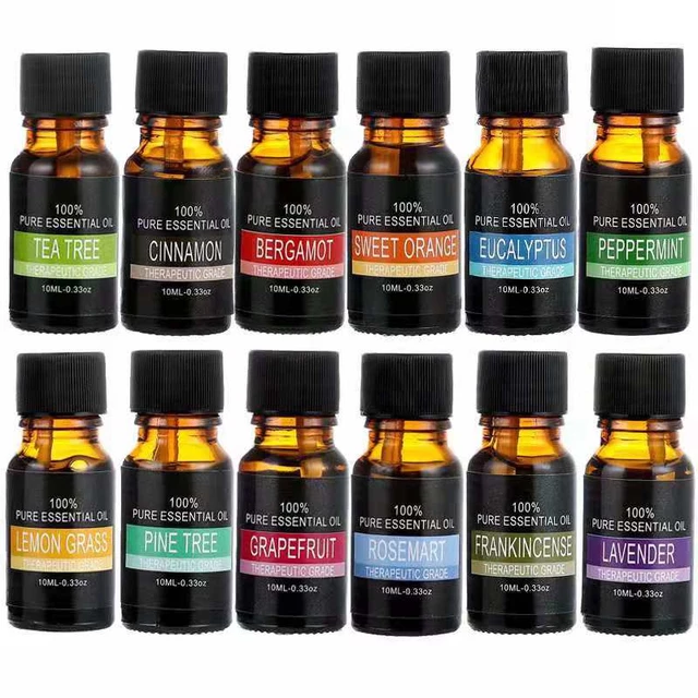 Tinh dầu [100% AN TOÀN CHO SK], tinh dầu tràm, sả, thông đỏ 10ml nhập khẩu Ấn Độ - Thơm nhẹ