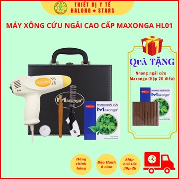 Máy xông cứu ngải Hải phòng/Maxonga - Hơ ngải cứu Đông Y giảm đau cơ xương khớp.Tặng nhang ngải cứu Maxonga