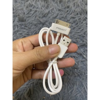 Dây sạc Pisen chính hãng dùng cho ipad 2, ipad 3 và iphone 4.