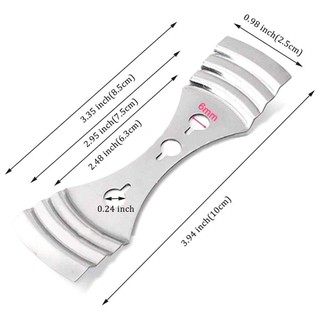 [Giao hàng từ Việt Nam] SCANDIFY 10 chiếc Thiết bị định tâm Dụng cụ phụ trợ Kẹp bấc thủ công ba lỗ