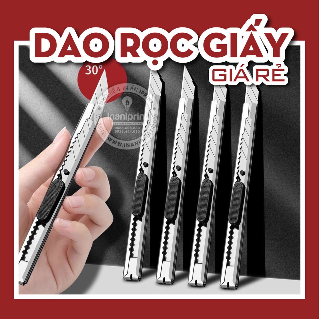 Dao Rọc Giấy Inox Mini, Dao Rọc Giấy Loại Nhỏ, Dao Rọc Giấy Văn Phòng ...