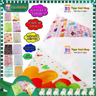 COMBO 30 GIẤY GÓI QUÀ LỤA LOẠI CAO CẤP SIÊU ĐẸP DÙNG ĐỂ GÓI HỘP QUÀ TRANG TRÍ