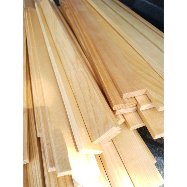 Ảnh Thước Gỗ 30, 40cm Giáo Viên - Gỗ Sồi Trơn (không in mực thước) 4