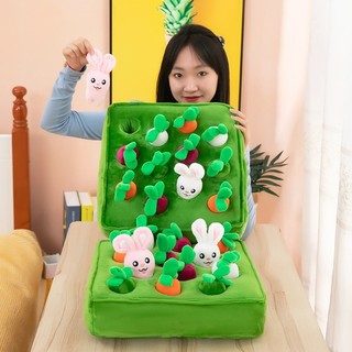DE Cà Rốt Thu hoạch Trò Chơi Đồ Chơi Sang Trọng Cho Bé Trai Và Bé Gái 1 2 3 Tuổi Phân Loại Giáo Dục Xếp Hình Đồ Chơi Học Tập