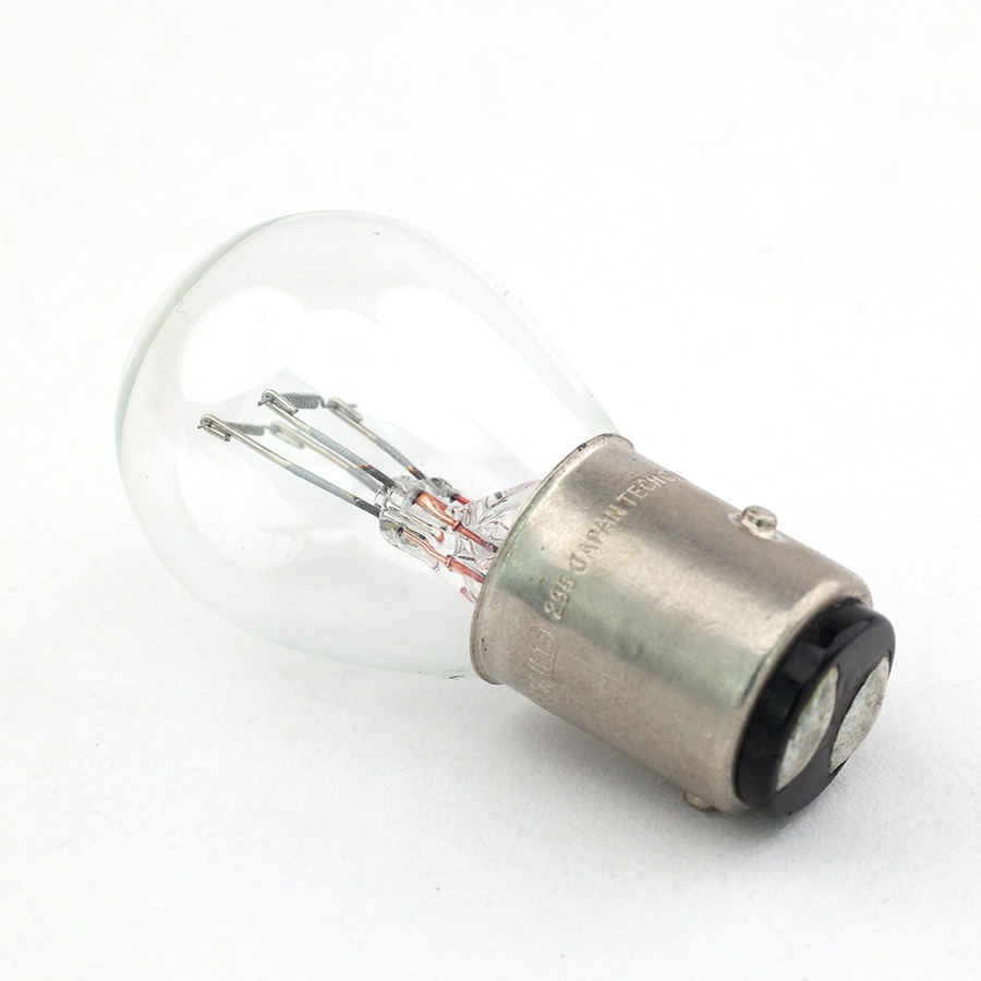 Combo 10 Bóng Đèn Tín Hiệu Sau 2 Tim Halogen Xtec Original Dùng Cho Xe Oto Xe Hơi S25 BAY15D 12V, 24V 21/5W (Màu Vàng)