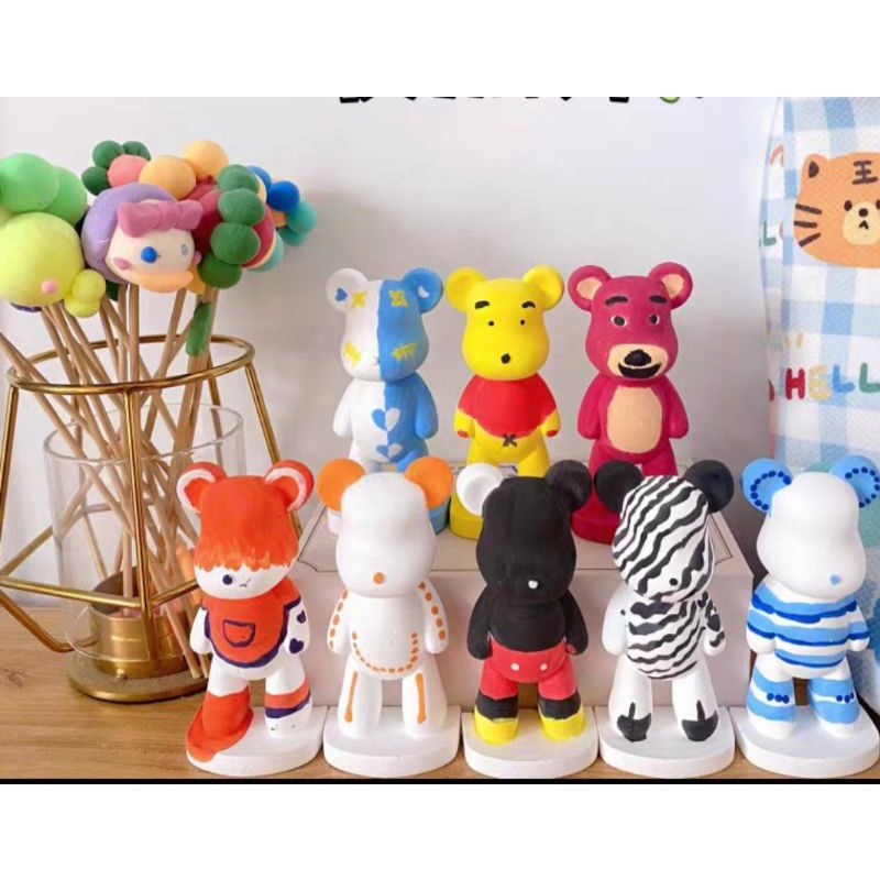 tượng thạch cao gấu bearbrick size mini 2d Shopee Việt Nam