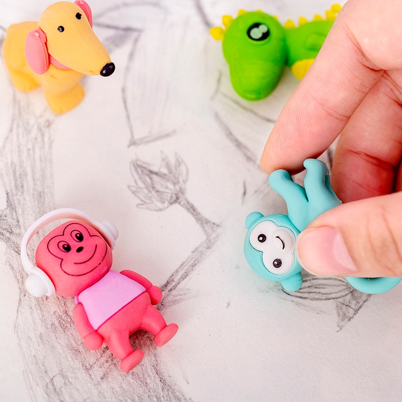 3 Tẩy Gôm Khỉ Con Yêu Âm Nhạc
