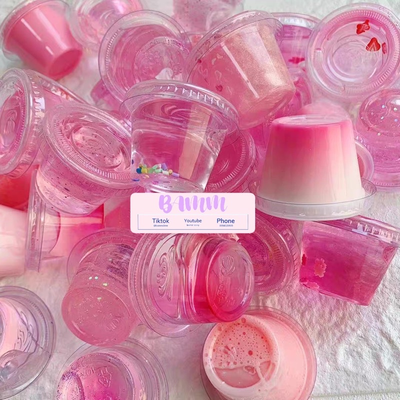 (GIAO MẪU NGẪU NHIÊN) Combo 6 hộp Slime basic, clear slime 30ml nhỏ