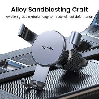 UGREEN Giá Đỡ Điện Thoại Thông Gió Ô Tô, Giá Đỡ Điện Thoại Trọng Lực, Car Holder 15223 | Màu đen Màu xám