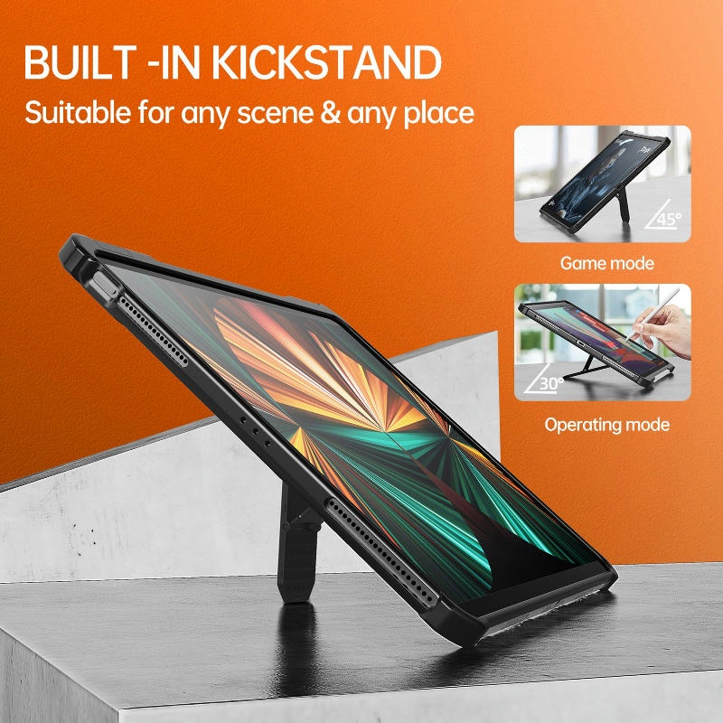 Ốp Bảo Vệ Máy Tính Bảng Có Ngăn Đựng Bút Và Giá Đỡ Cho Ipad 10 (2022) Air 5 Pro 11 '', 12.9 '' Mini 6