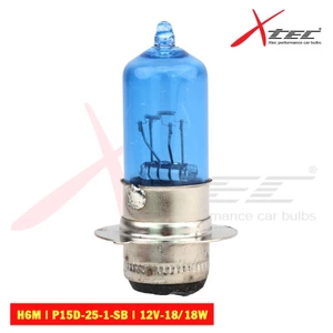 Bóng Đèn Xe Máy Halogen XTEC Original H6M P15D-25-1 SB 12V 18/18W, 25/25W, 35/35W