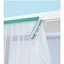 Rèm cửa 90cmx200cm Cửa màn hình lưới hai lớp Rèm lưới chống muỗi không đục lỗ
