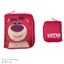 SQ11 Câu Chuyện Đồ Chơi Lotso Gấu Dâu Hoạt Hình Hồng Hồng Sinh Viên Ngắn Dây Kéo Ví Bé Gái Quà Tặng Dung Tích Lớn Thời Trang
