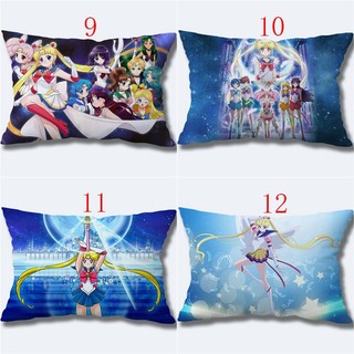 Anime Phổ Biến Nhật Bản Thủy Thủ Mặt Trăng Quà Tặng Sinh Nhật Xe Cusion Một Mặt In Hình Chữ Nhật Polyester Phòng Ngủ Sofa Trang Trí Nhà Gối (Không Có Lõi Gối)