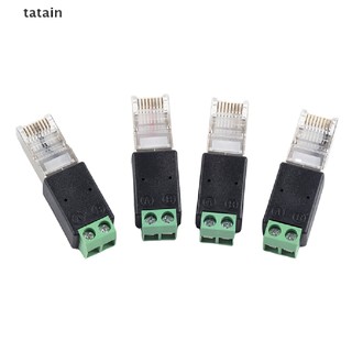 [TAT] Bộ chuyển đổi RJ45 sang RS485 Bộ chuyển đổi đầu cuối RJ45 RJ45 sang RS485 Bộ chuyển đổi pha lê sang đầu cuối CVX
