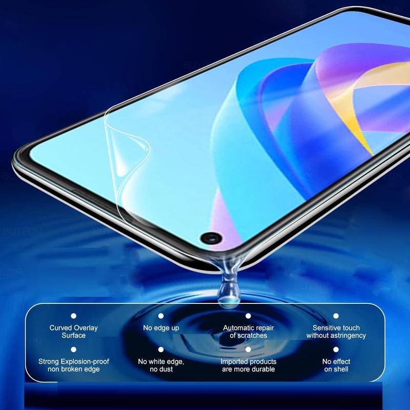 1-2 Miếng Dán Bảo Vệ Màn Hình Hydrogel Cho OPPO Reno 2 3 5 6 Pro Find X5 X3 X2 Pro Lite Plus Neo Phim Bảo Vệ Không Kính Cho OPPO A72 A53 A52