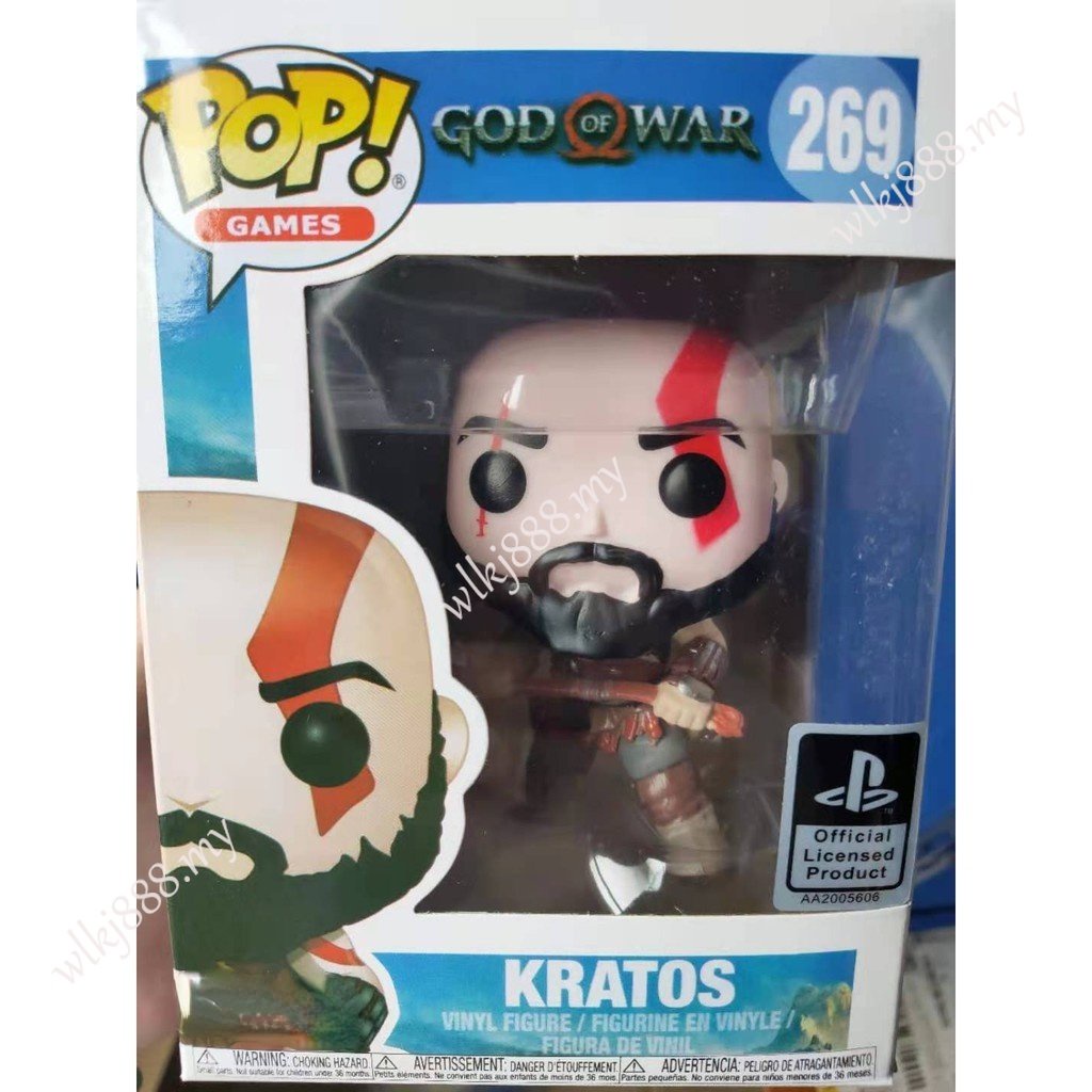 Boneco Funko Pop Kratos 269 God Of War Machado Colecionável - paki store -  Funko - Magazine Luiza